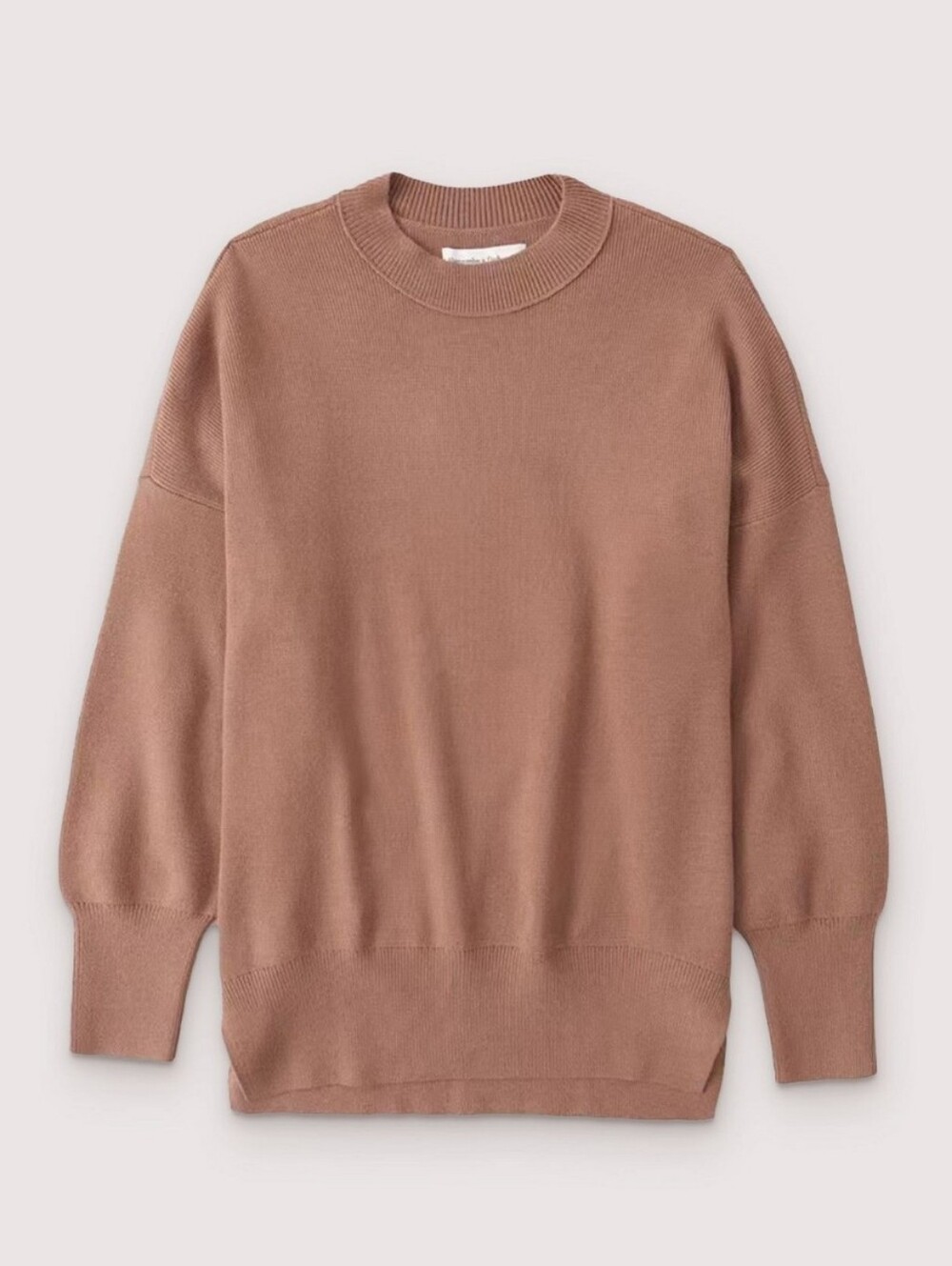 NEW Abercrombie & Fitch Soft A&F Collection Camel Colored Sweater